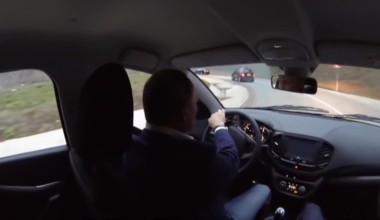 VLADIMIR PUTIN DRIDING LADA VESTA