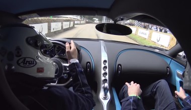 FIRST Onboard Footage of the Bugatti Chiron in Goodwood FOS