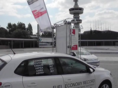 Driving Academy attempts Greek Fuel Economy record Day 2