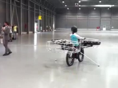 Flying bicycle