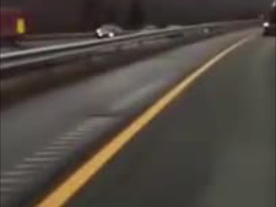 American drives wrong way for 13 km