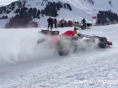 Max Verstappen F1 Snow Demo Red Bull RB7 Part 3