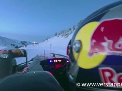 Max Verstappen F1 Snow Demo Red Bull RB7 Part 4